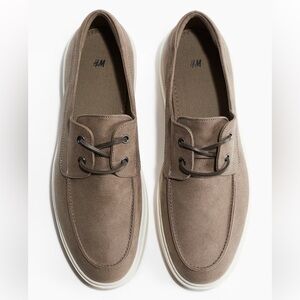 H&M Men's Brown Deck Shoes Loafers Size 10 NWT